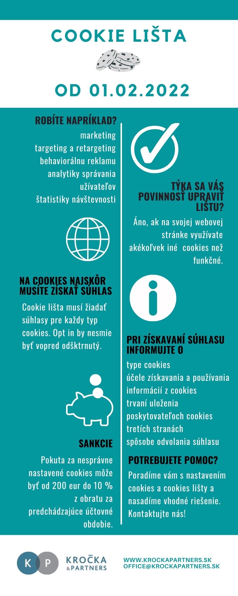 Ako nastaviť COOKIE lištu od 01.02.2022 ?